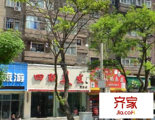張掖路石油管理局家屬樓外景圖  