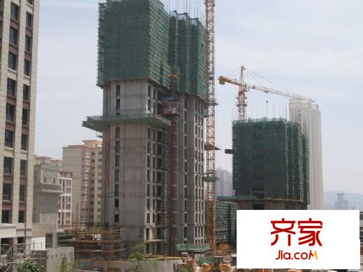 天居錦河丹堤二期施工進(jìn)度（2013-6）