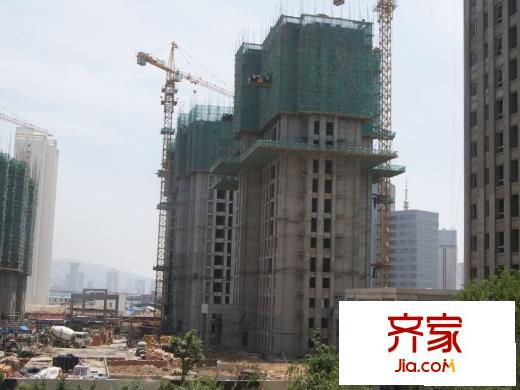 天居錦河丹堤二期施工進(jìn)度（2013-6）