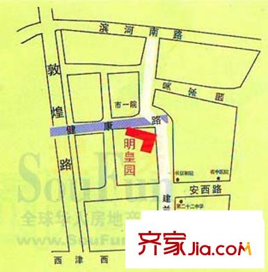 明皇園交通圖