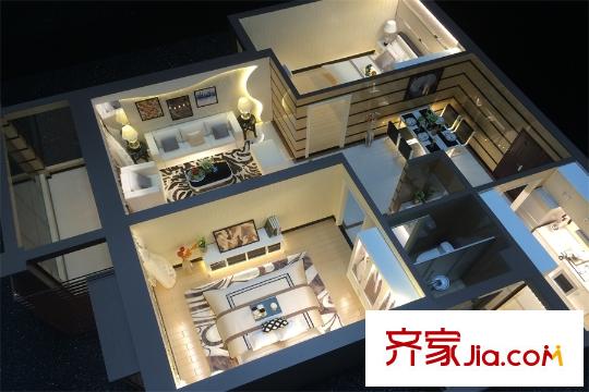 遠(yuǎn)達(dá)?錦繡半島二期12#02戶型105.07平方米 2室2廳1衛(wèi)1廚