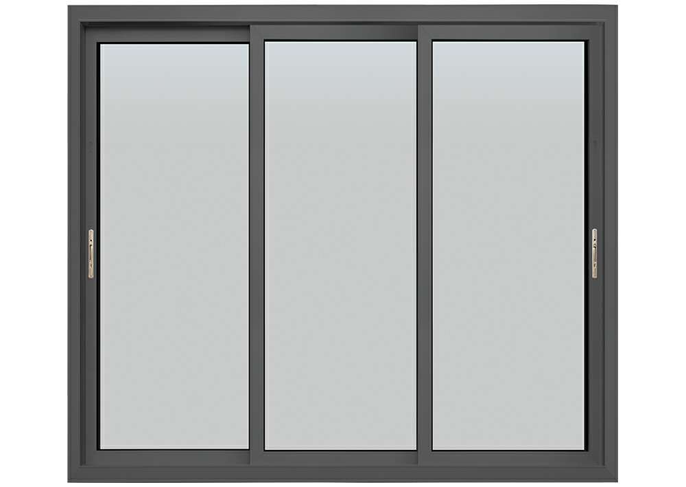 【美利雅帝门窗】普通铝合金76型推拉窗1.4厚