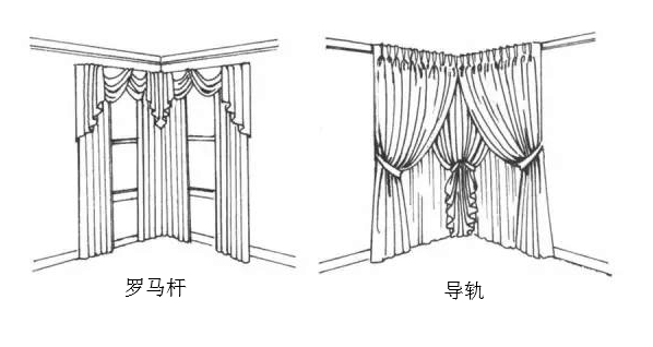 罗马杆就分为3段,欧式田园风罗马杆就很不错,还有卷帘窗帘的话想要