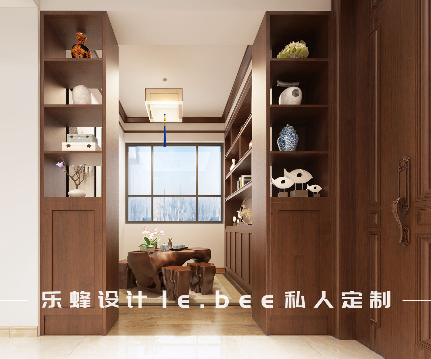 中式风格,100平米装修,三居室装修,15-20万装修