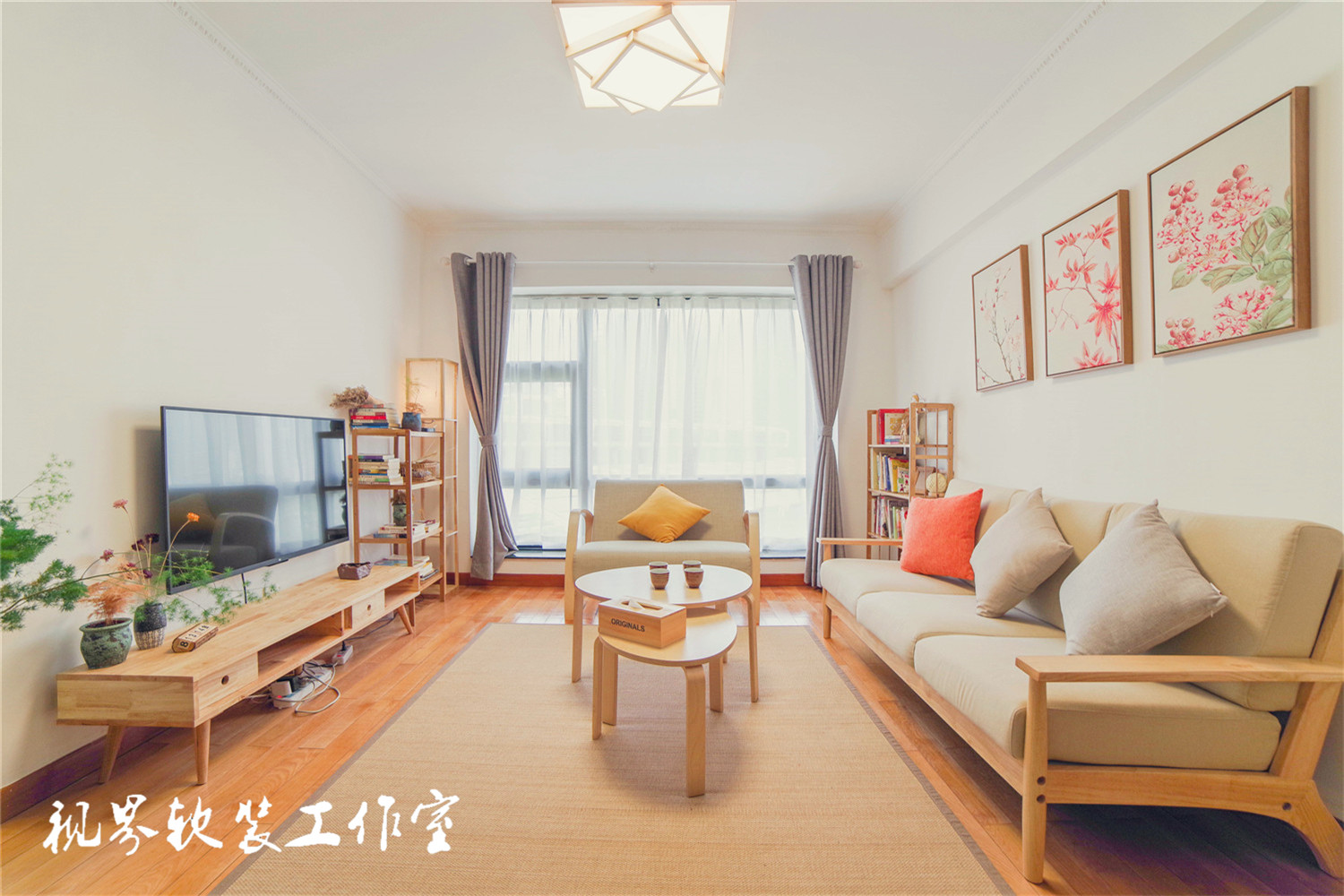 日式风格,100平米装修,三居室装修,5-10万装修