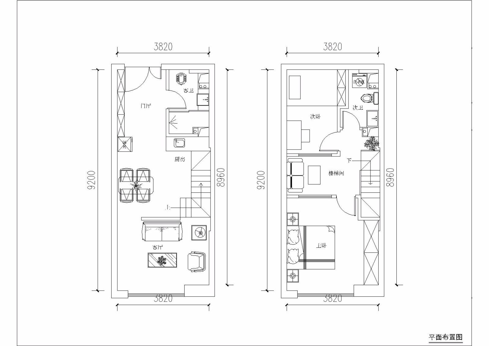 全屋户型图赞一下:0现代简约风小型loft公寓,空间利用,美观实用$120