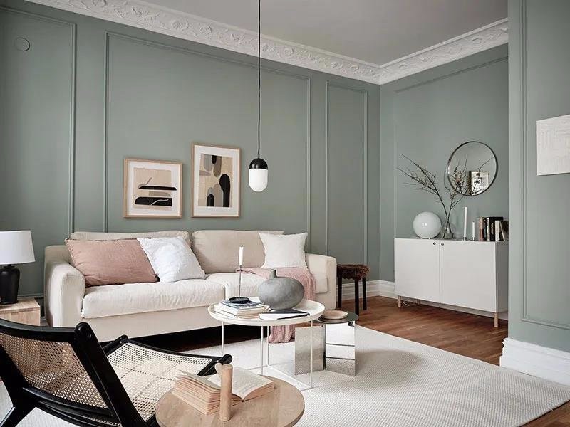 莫蘭迪色公寓，原木清新