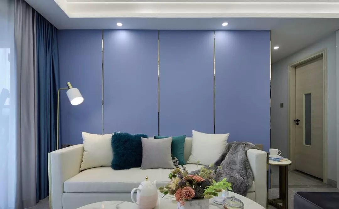 現(xiàn)代風(fēng)，背景墻設(shè)計(jì)亮眼