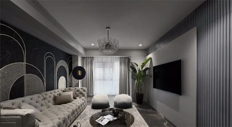 御溪苑現(xiàn)代輕奢風(fēng)格裝修