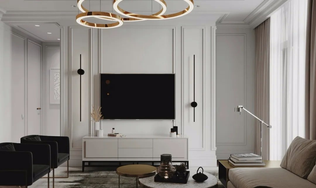 現(xiàn)代+黃銅，格調(diào)十足