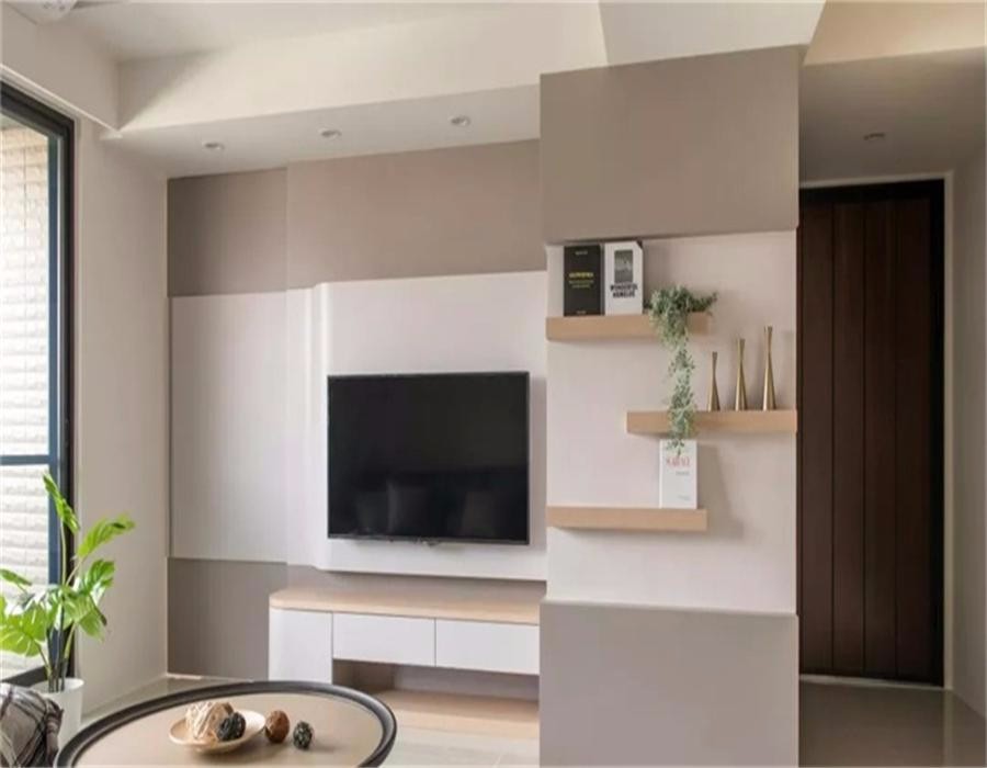 白色+木色打造舒適家