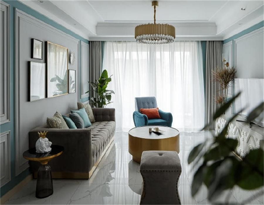 混搭，輕奢風三居室