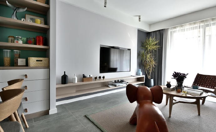 北歐風三居室設計