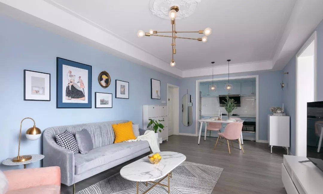 北歐風，粉色書房太驚艷