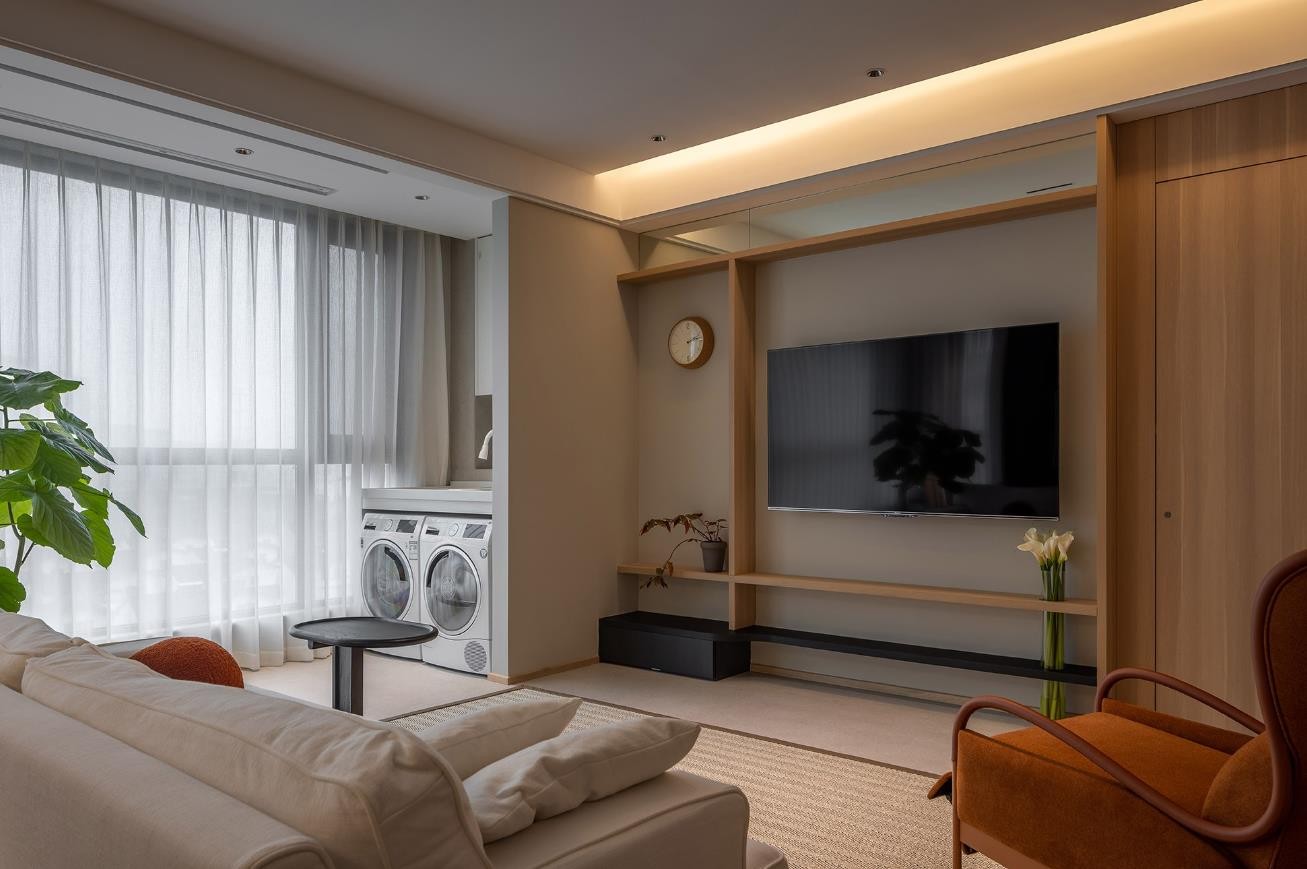 125㎡暖灰基調(diào)綠意生機(jī)