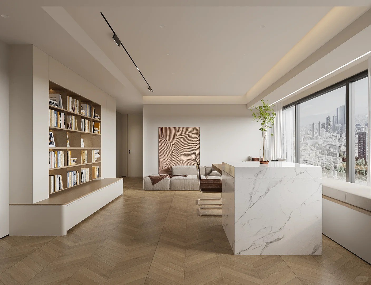 簡(jiǎn)約原木溫暖的家