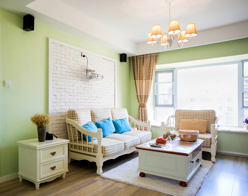 新澳城田园风格126㎡三室两厅装修效果图汇总阳泉装修网力荐