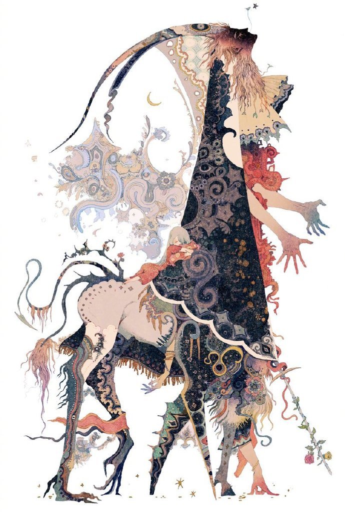 艺术绘画日本艺术家akiyakageichi复古