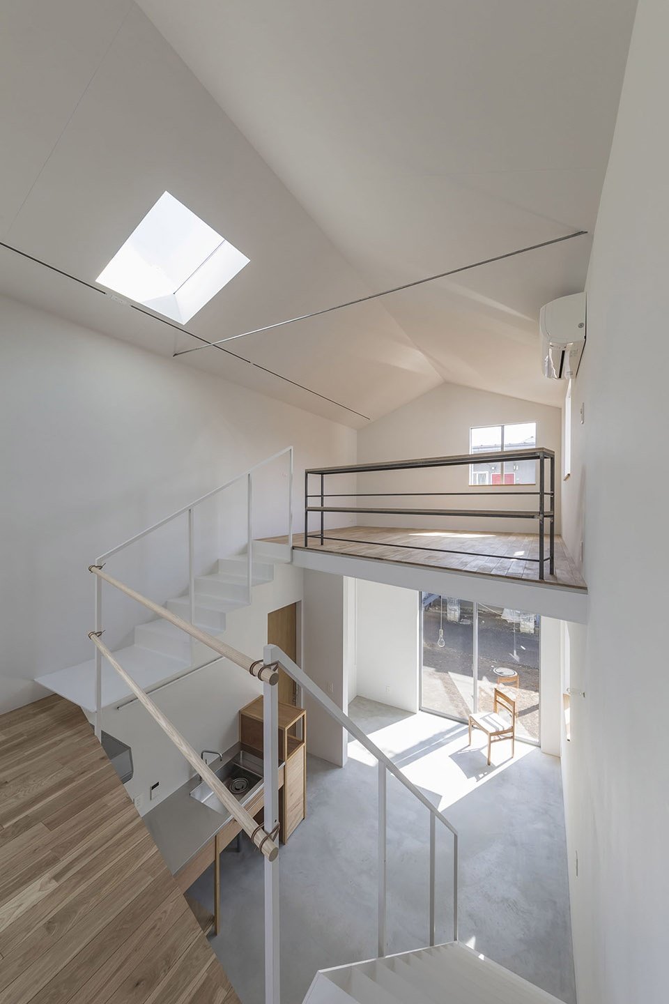 【住宅设计】错层空间与视觉联系 hakuraku住宅,日本 .