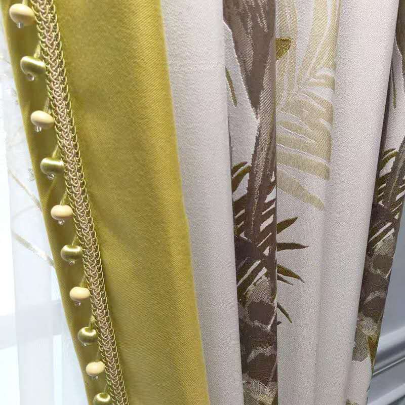 【美诺奇窗帘】高精密色织提花定位花型窗帘