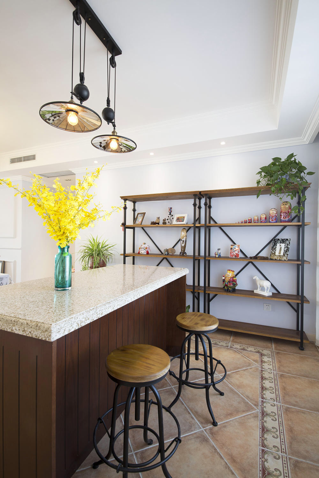 半包9万！大气舒适的美式三房，看了客厅效果，谁不“膨胀”？