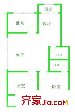 永德信花园 户型图