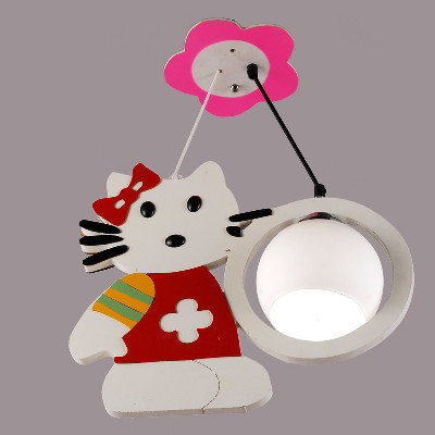 holle kitty吊灯儿童卡通灯饰卧室灯【imdeng】