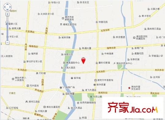 苇湾小区交通图