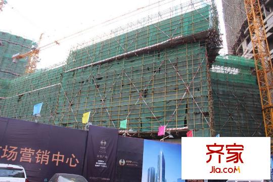 和平广场购物广场施工进度(2015-09-15)