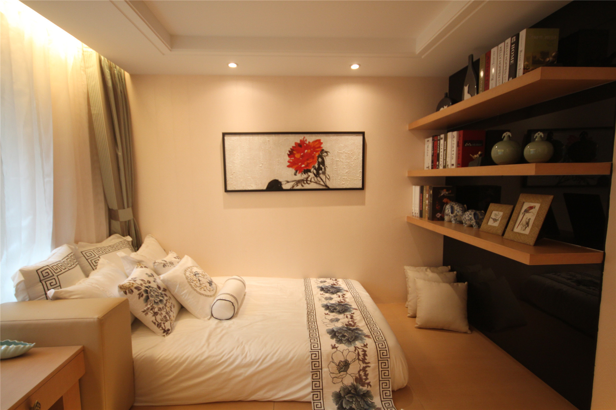 新中式复式三居装修次卧搭配图