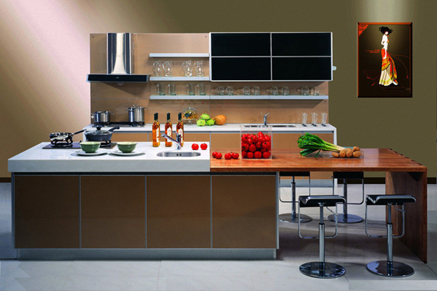 博西尼橱柜 金属uv系列 流进岁月 简洁 环保