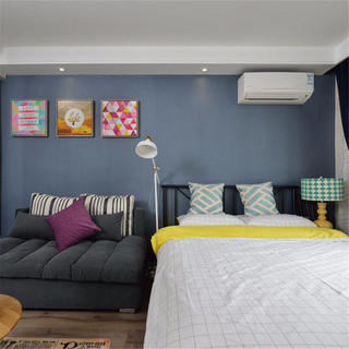 一居室小户型宜家风装修沙发背景墙图片