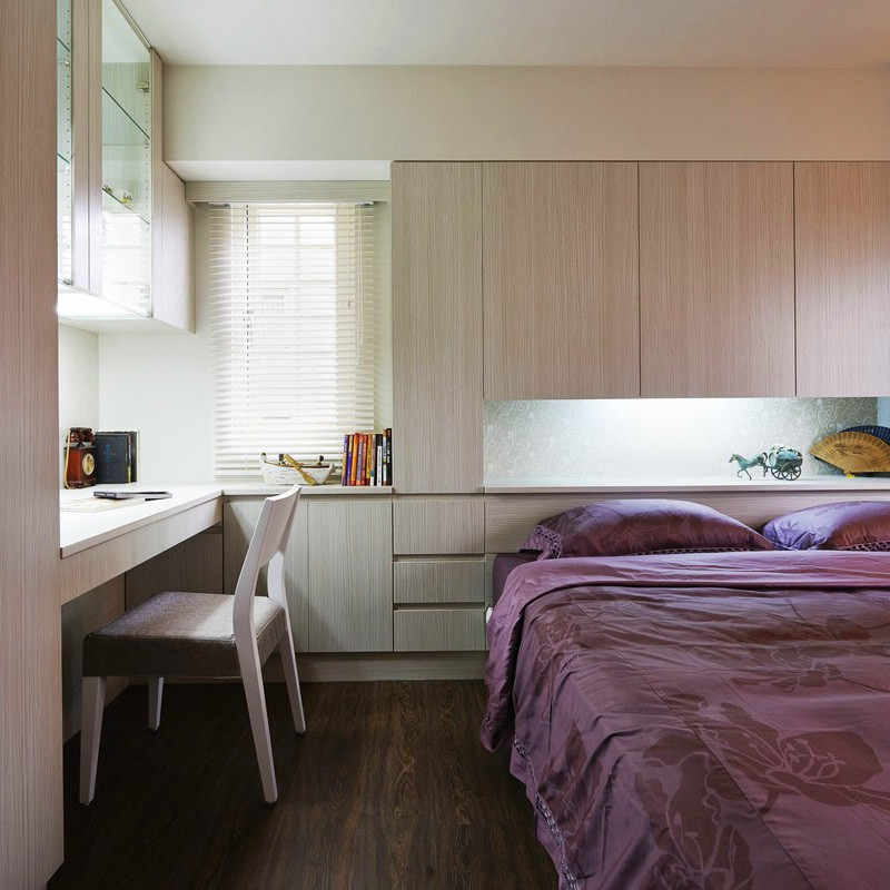 现代简约两居之家床头柜设计
