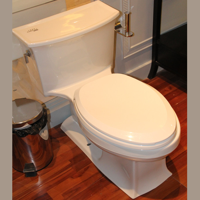 科勒 白色喷射虹吸式地排水连体式 k-4003t-c-0马桶