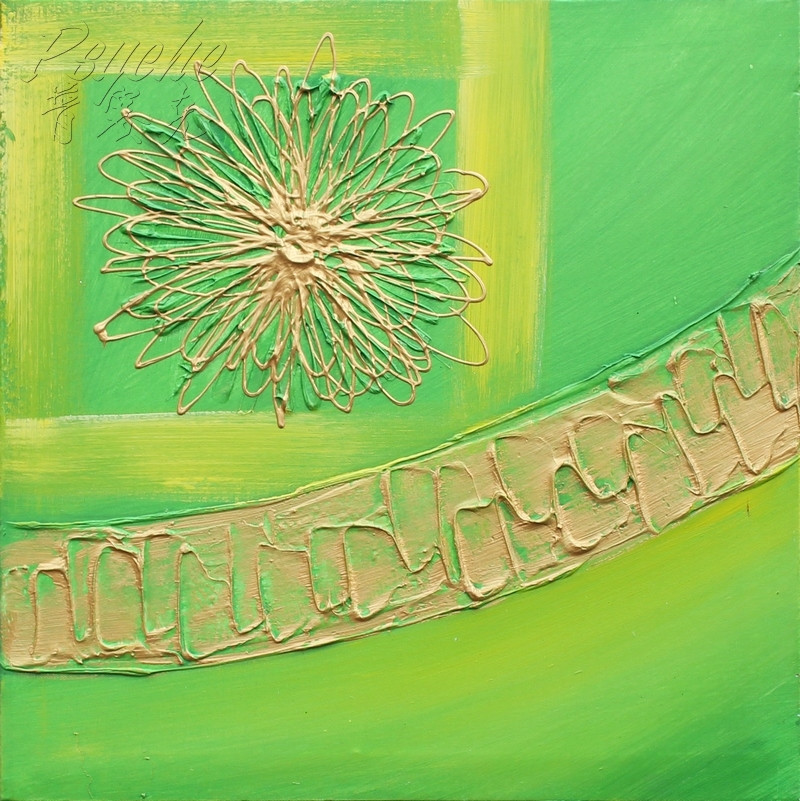 普赛克 100%纯手绘无框整套价格包邮抽象图案 油画