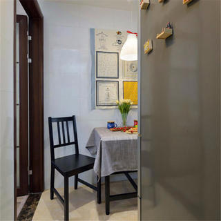 一居室小户型宜家风装修餐桌椅图片