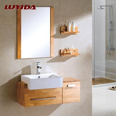 路易达 橡木一体陶瓷盆 LYD1390浴室柜