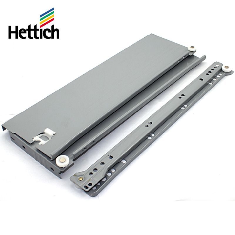 海蒂诗 滚轮 钢板抽灰色系列滑轨