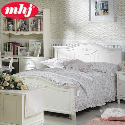 MHJ 简易床高箱床组装式架子床田园 床