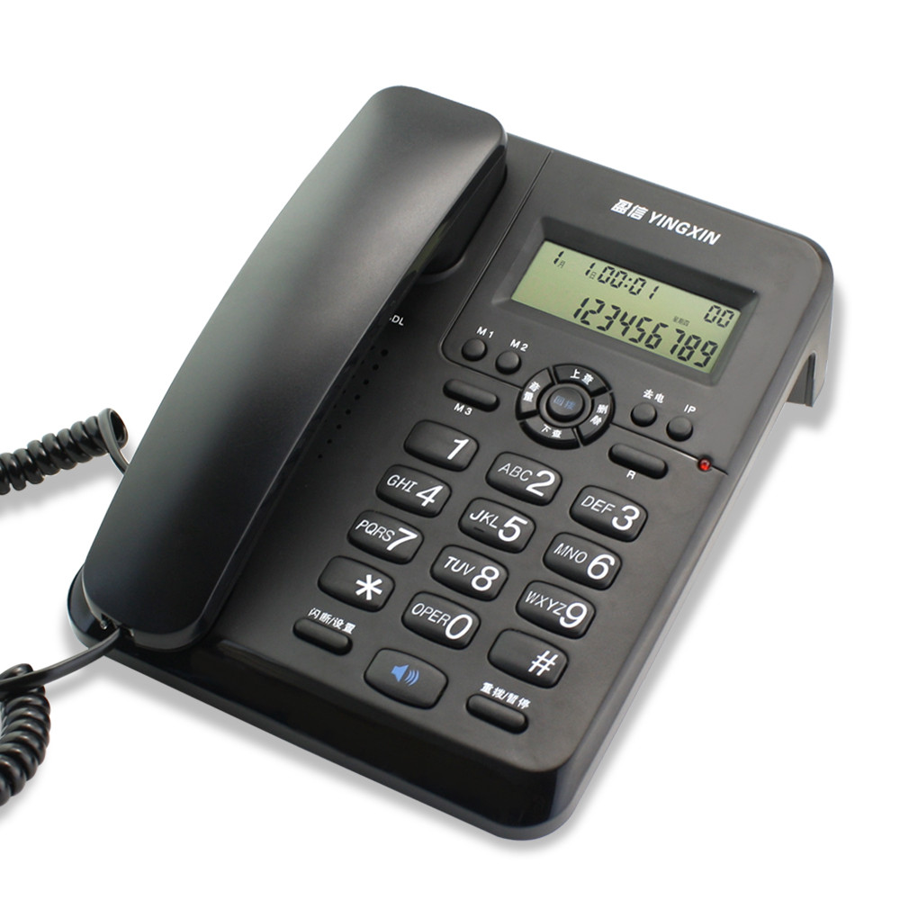 盈信 白色黑色有绳电话全国联保 hcd0008(7)ptsdl电话机
