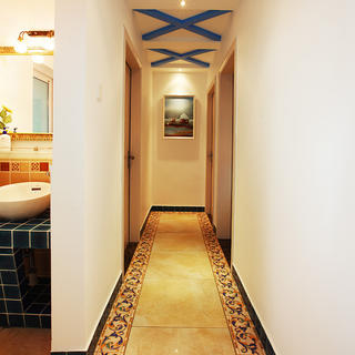 地中海三居之家走廊图片
