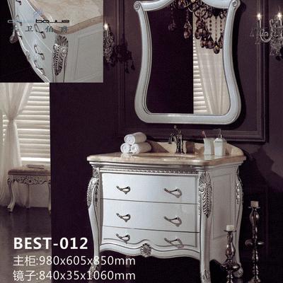 大卫伯爵 橡木大理石台面E0级欧式 BEST-012浴室柜