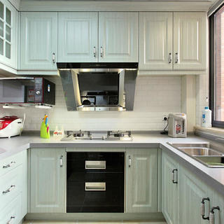 小户型两居室美式装修厨房构造图