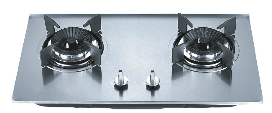 先科 银色天然气嵌入式不锈钢 cf665燃气灶