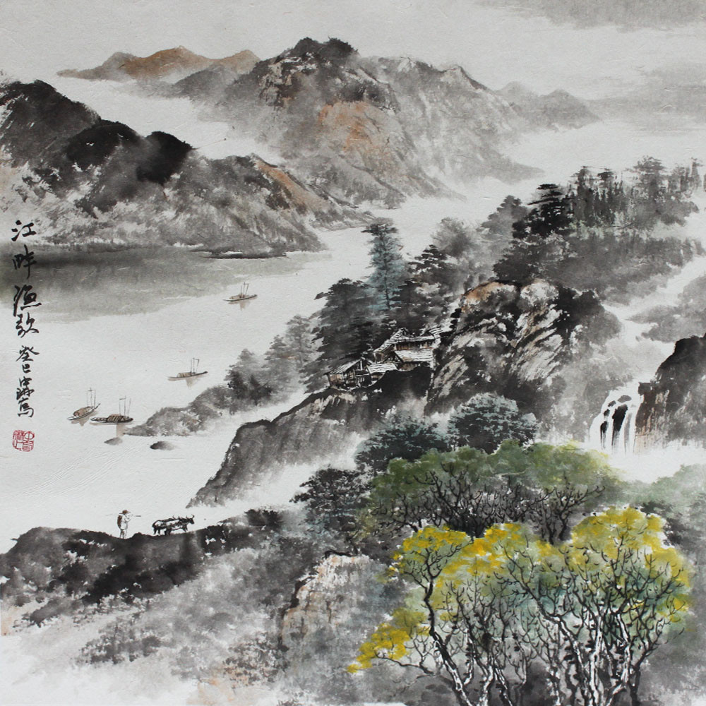 锦翰堂 有框独立风景 ghss20130718-965国画