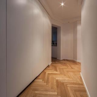 130平简约圆形空间装修走廊设计