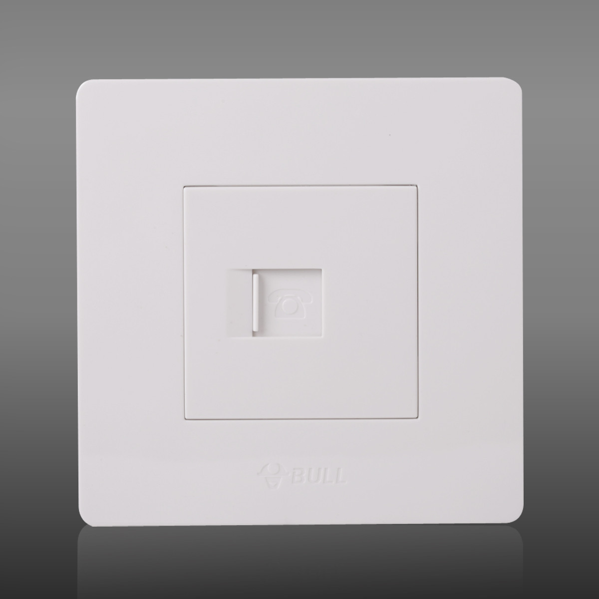 公牛 象牙白86型单电话 g07y101插座