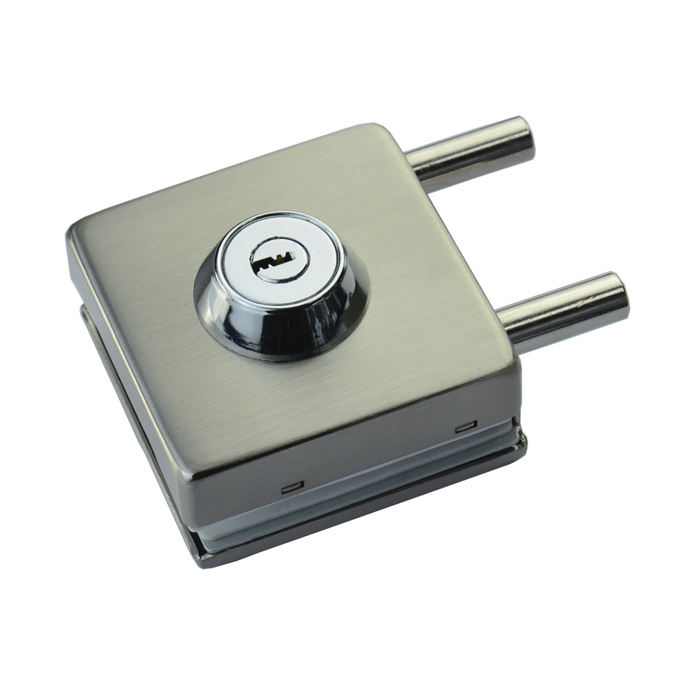 意利原子 方形玻璃地门锁 锁具