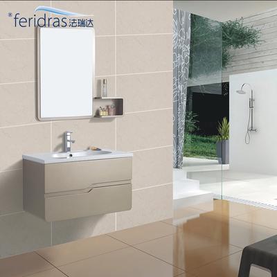 FERIDRAS F6602烤漆板人造石台面E1级简约现代 浴室柜