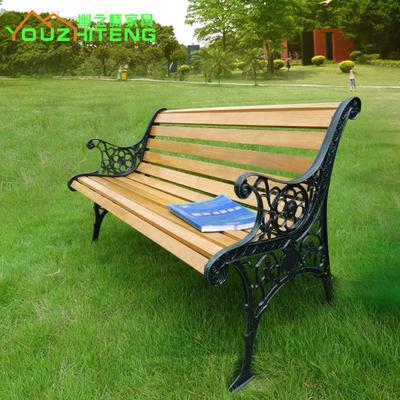 幽之腾家具 实木支架结构多功能抽象图案田园 YZT-G013公园椅